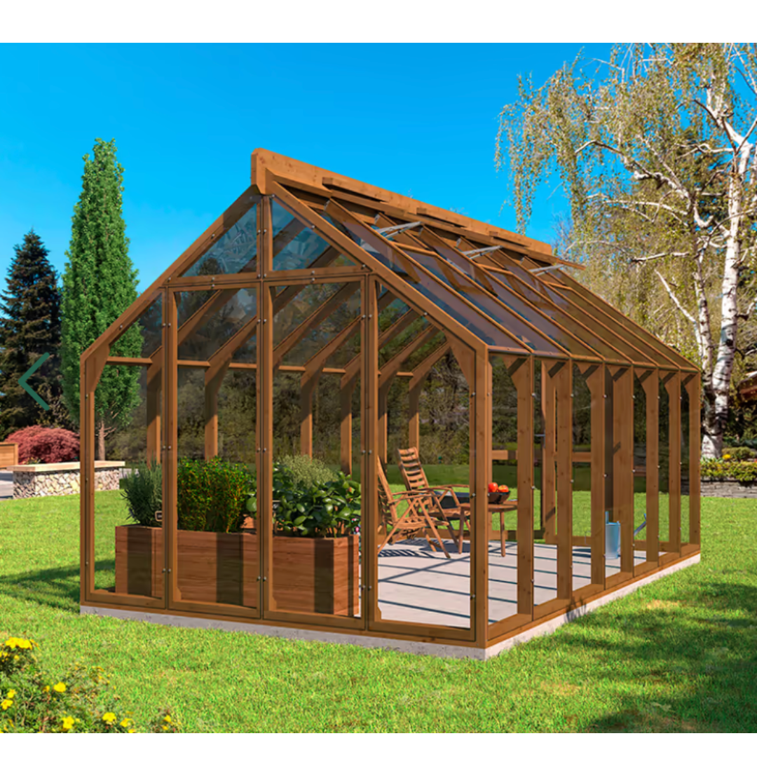Lähe Thermowood Greenhouse
